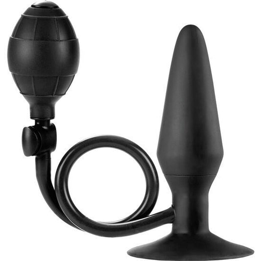 Colt large pumper plug black inflatable plug sex toy anal with suction cup