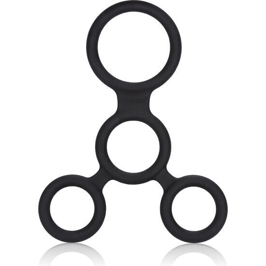 Calex full erection penis ring silicone with more rings sex toys long lasting