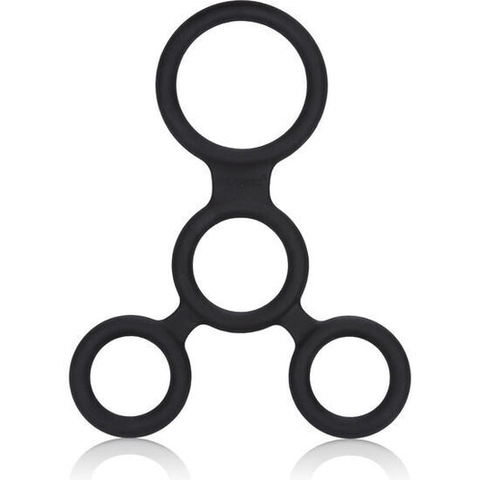 Calex full erection penis ring silicone with more rings sex toys long lasting
