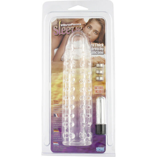 Penishülle von Sevencreations mit transparenter Vibration