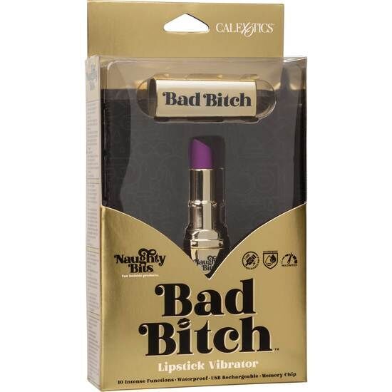 Calex hide&play lipstick vibrator rechargeable bad bitch sex toy mini massager