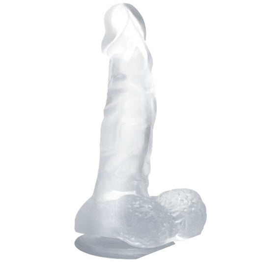 Baile realistischer Dildo mit Saugnapf und Hoden 16,7cm transparent