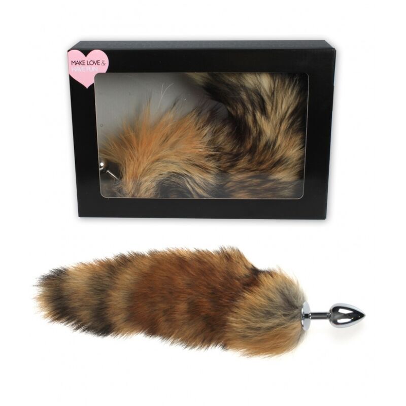 Beginner stimulation anal plug secret play tail buttplug anal metal 6cm sex toy