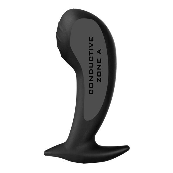 Women dildo electrastim plug anal/vaginal stimulator nona silicone noir g-spot