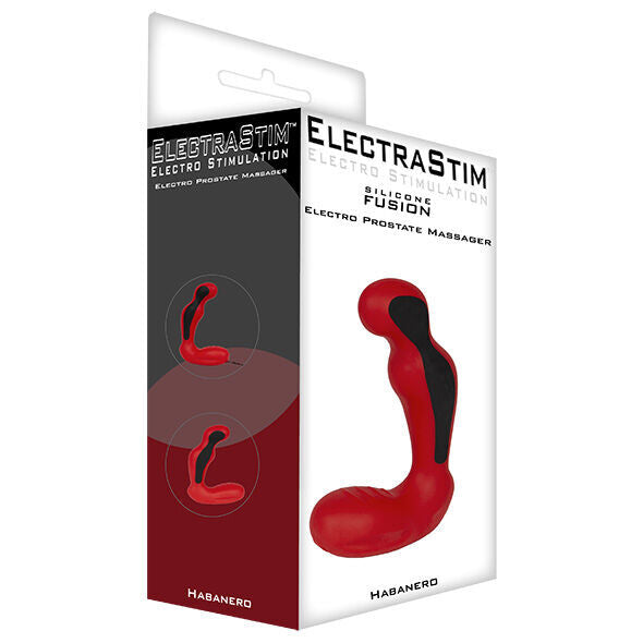 Electrastim silicone fusion habanero prostate massager sex toy stimulation