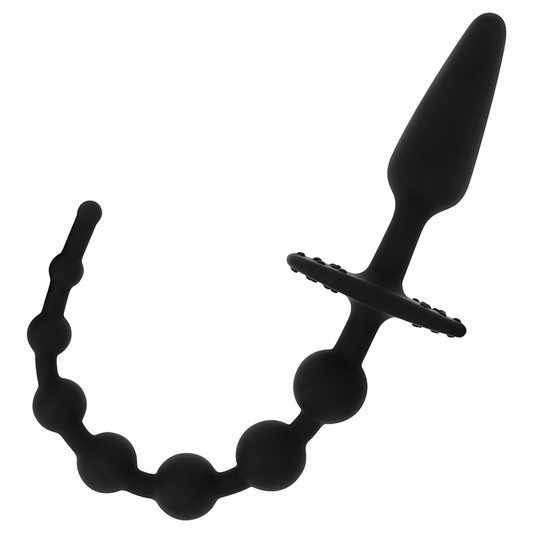 Ohmama butt plug and anal chain 30cm sex toy anal beads silicone for couple