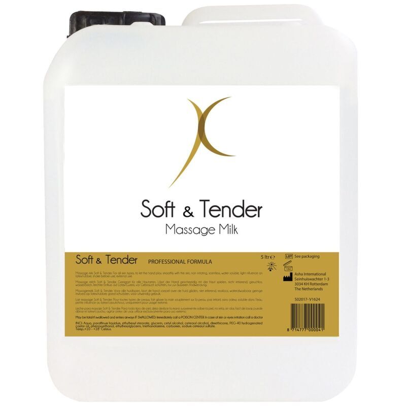Crema da massaggio al latte corpo morbida e tenera da 200 ml