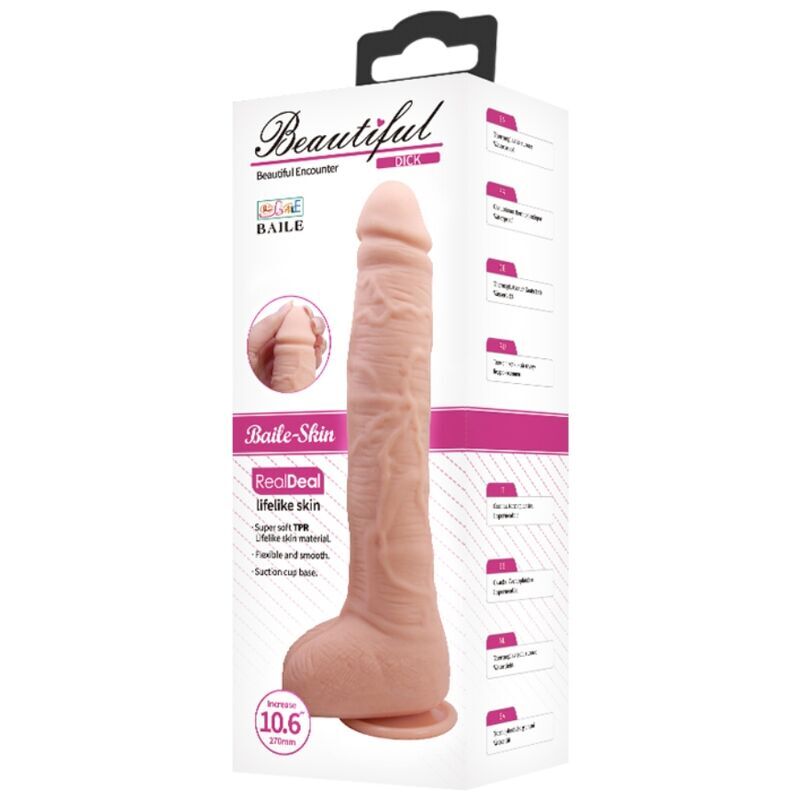 Wunderschöner Begegnungsschwanz, realistischer Dildo, flexibler, superweicher Saugnapf