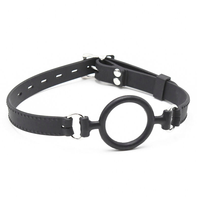 Ohmama fetish silicone O ring gag adjustable strap restraint adult sex toys