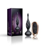 Male prostate massager anal butt plug rocks-off discover anal stimulator black
