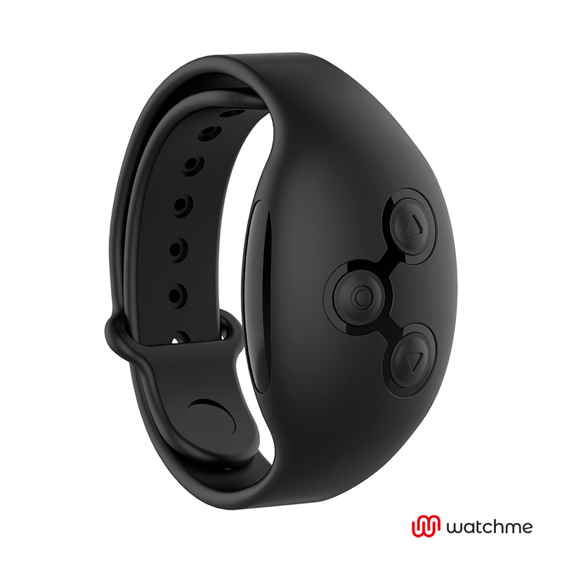 Watchme wireless technology remote control watch jet black silicone