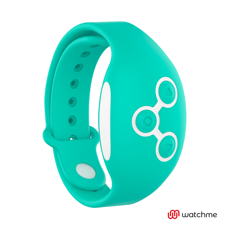 Watchme wireless technology remote control watch aquamarine silicone