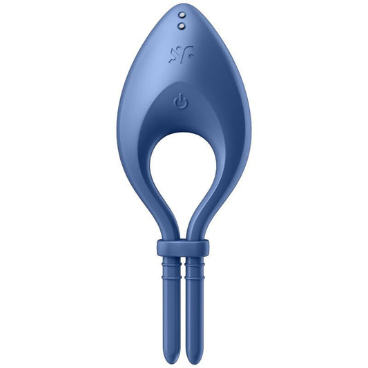 Erection enhancer penis ring sex toys satisfyer bullseye vibrating cockring blue