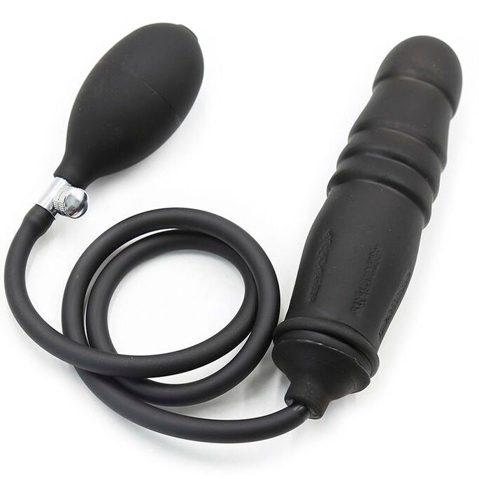 Ohmama women inflatable dildo pump penis anal butt plug g-spot sex stimulator