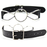Ohmama fetish metal gag sex O ring open mouth oral BDSM restraints sex toys L