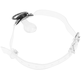 Ohmama fetish transparent pacifier gag plastic adult sex toy