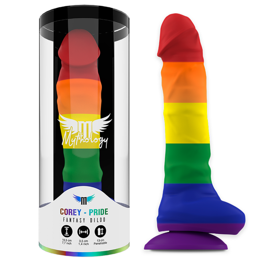 Mythology corey pride fantasy dildo L super flexible suction cup