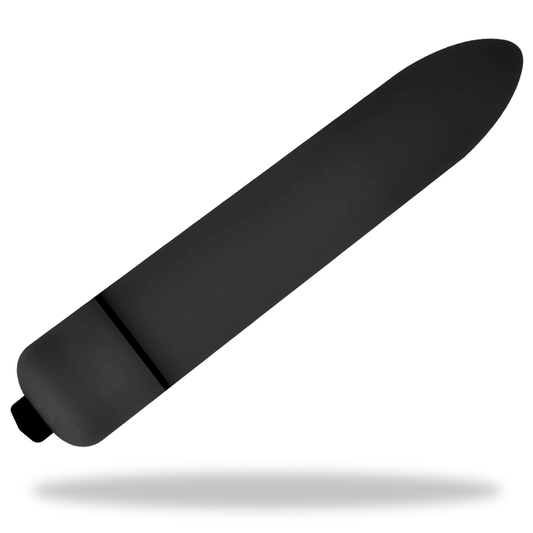 Ohmama Mini Bullet Vibrator 9 cm schwarz Sexspielzeug Stimulator G-Punkt-Massagegerät