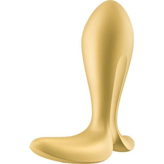 Satisfyer intensity plug stimulation sex toy vibrator for beginners unisex