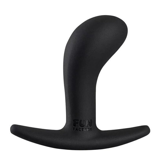 Fun factory bootie anal plug small black sex toy butt plug beginner expert couple