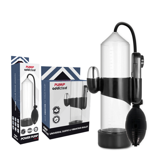 Pump addicted RX3 transparent erection pump with vibrator
