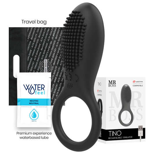 Mr boss tino cock ring stimulator watchme wireless technology compatible sex toy