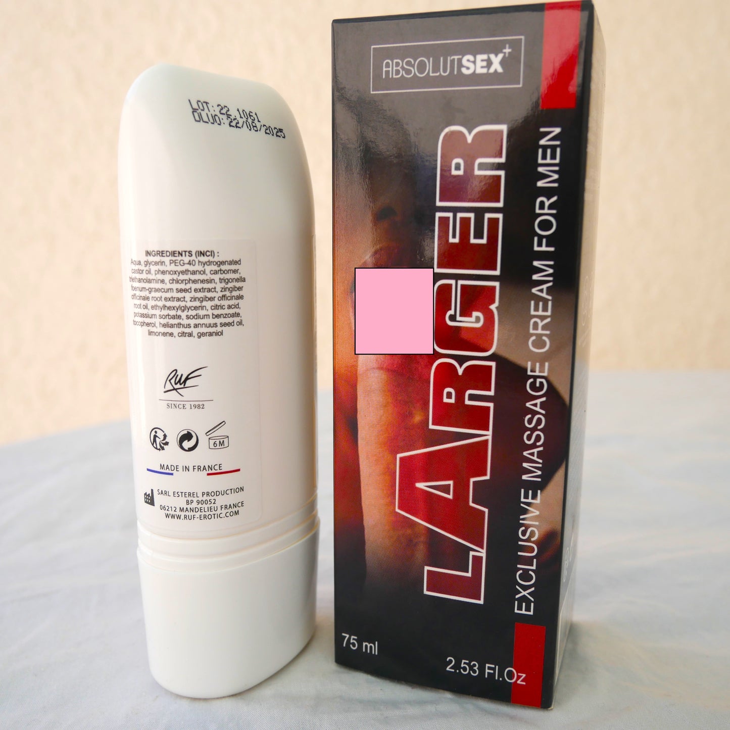 LARGER Enlargement Cream For Men Development 75ml