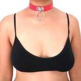 Slave Collar fashion Vegan leather BDSM Role Play Adult bondage Toys Top Quality