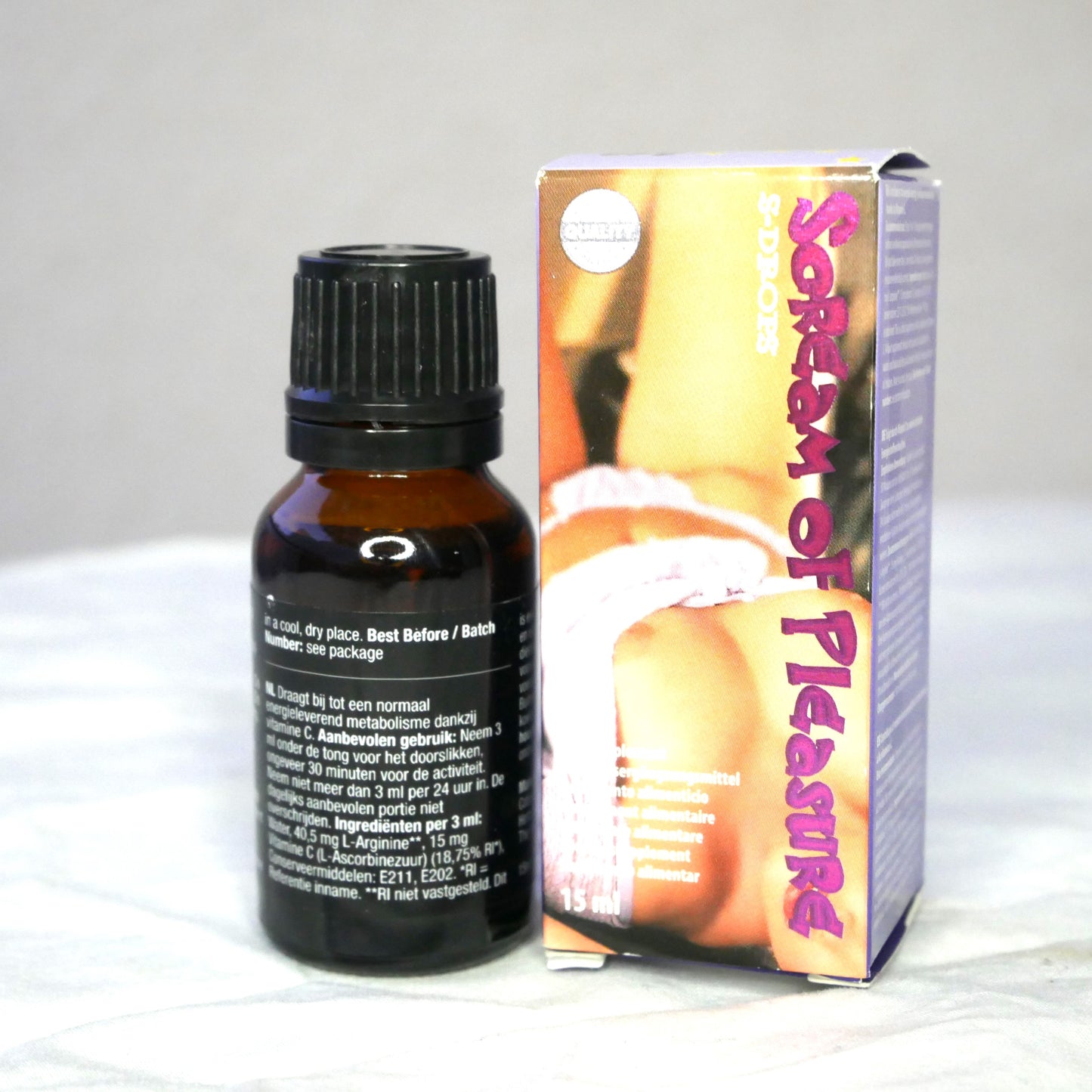 Scream Of Pleasure Erotic Spanish Fly Drops Sex Stimulant with Vitamin C 15ml