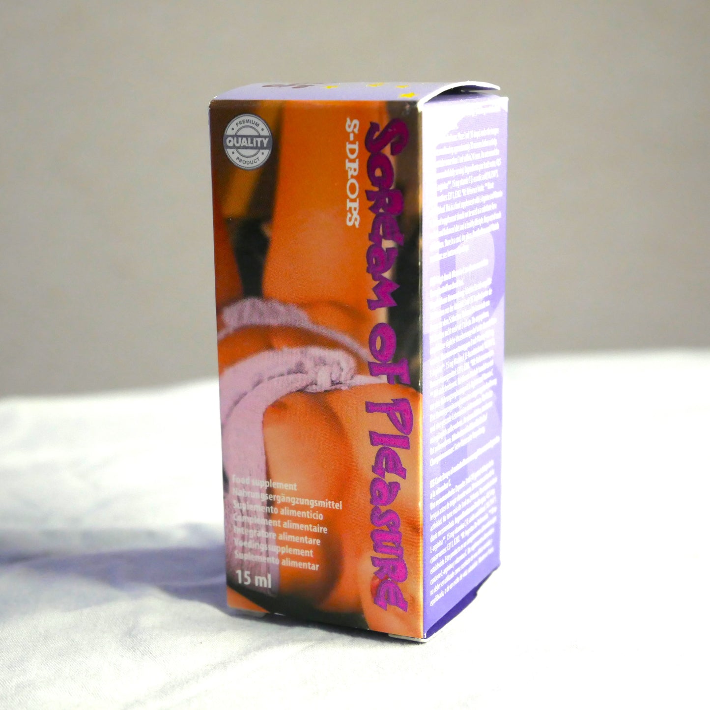 Scream Of Pleasure Erotic Spanish Fly Drops Sex Stimulant with Vitamin C 15ml