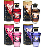 Olio riscaldante afrodisiaco Shunga Blazing Fetish Vaniglia commestibile riscaldante 3,3 once 100 ml