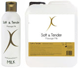 Crema da massaggio al latte corpo morbida e tenera da 200 ml