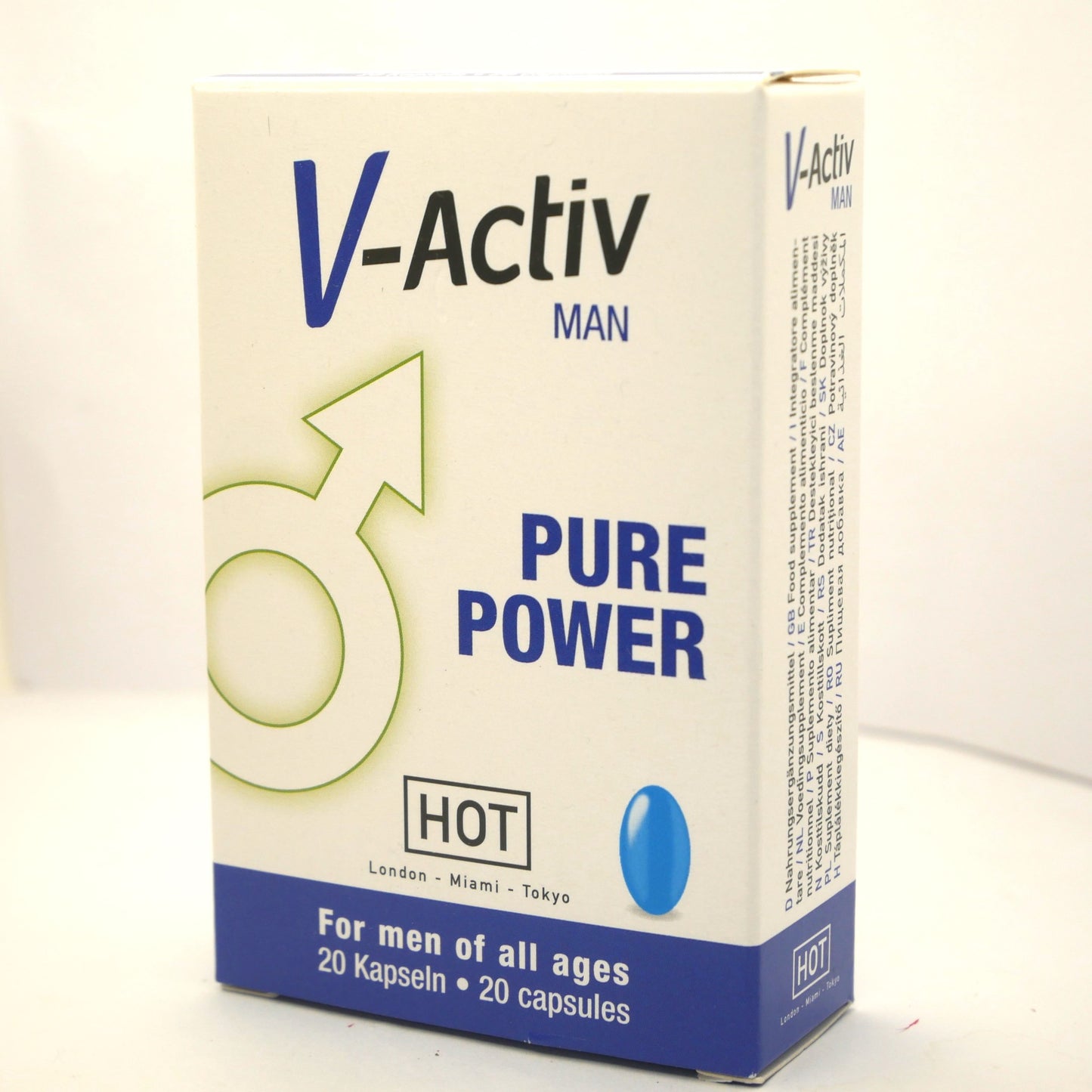 20 Pills HOT V-Active for MAN Pure Power Libido Potency Pill Men Stamina For Him