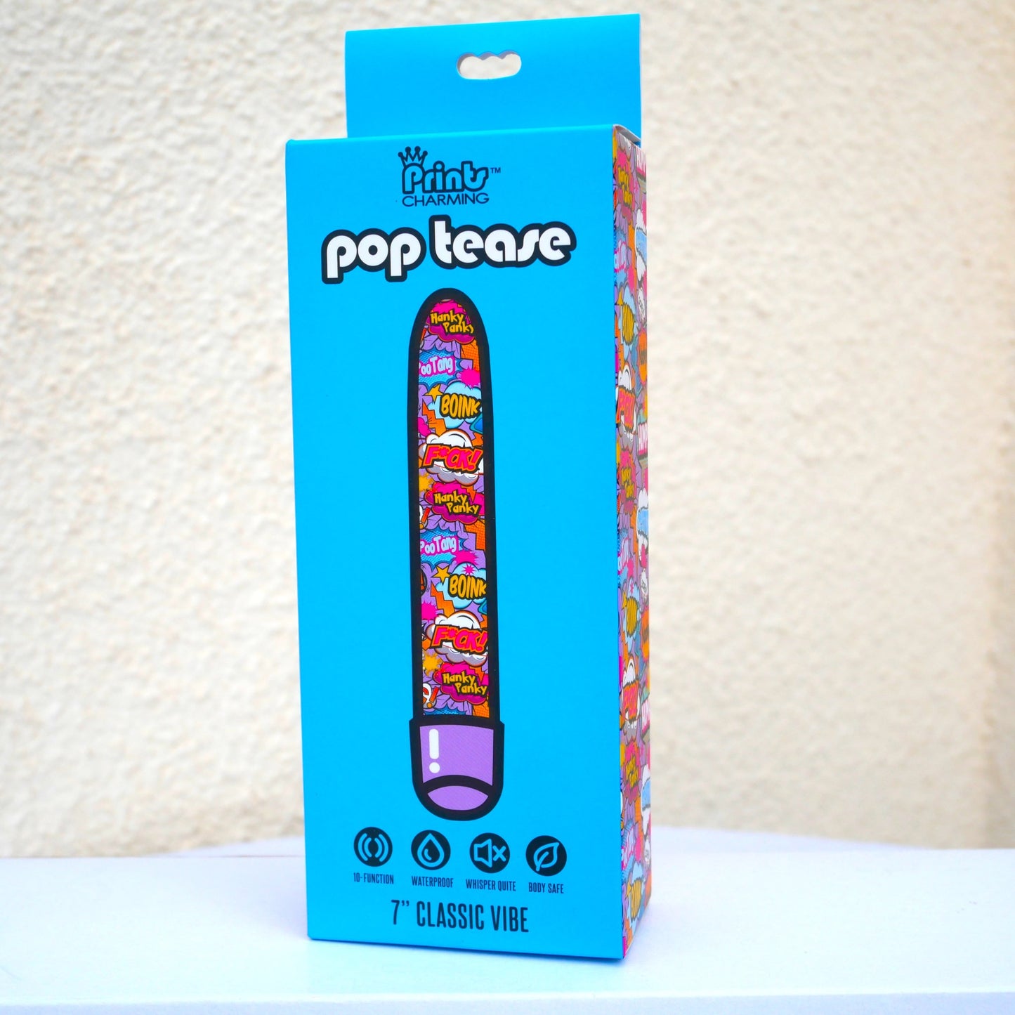 Sex Toys Dildo Vibrator Prints Charming Pop Tease 7 Inch Classic Vibe Fck Bullet