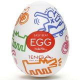 TENGA EGG STREET Herren-Masturbator Easy Ona-Cap Keith Haring Vagina-Sexspielzeug