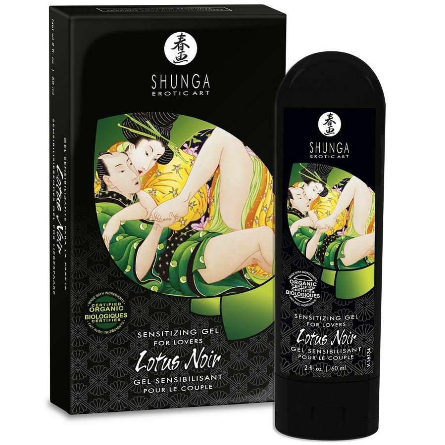 Klitoris- und Penis-Paarcreme Shunga Making Sensitive Black Lotus 2fl oz 60ml