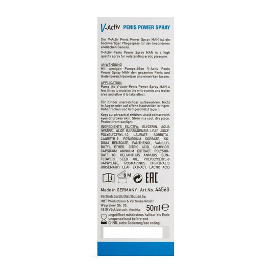 Penis Erect Spray Power V-Activ 50ML