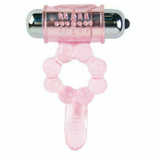 Vibrator Penis Ring Pleasure Tongue Cock and Vagina Clitoris Stimulator for Both