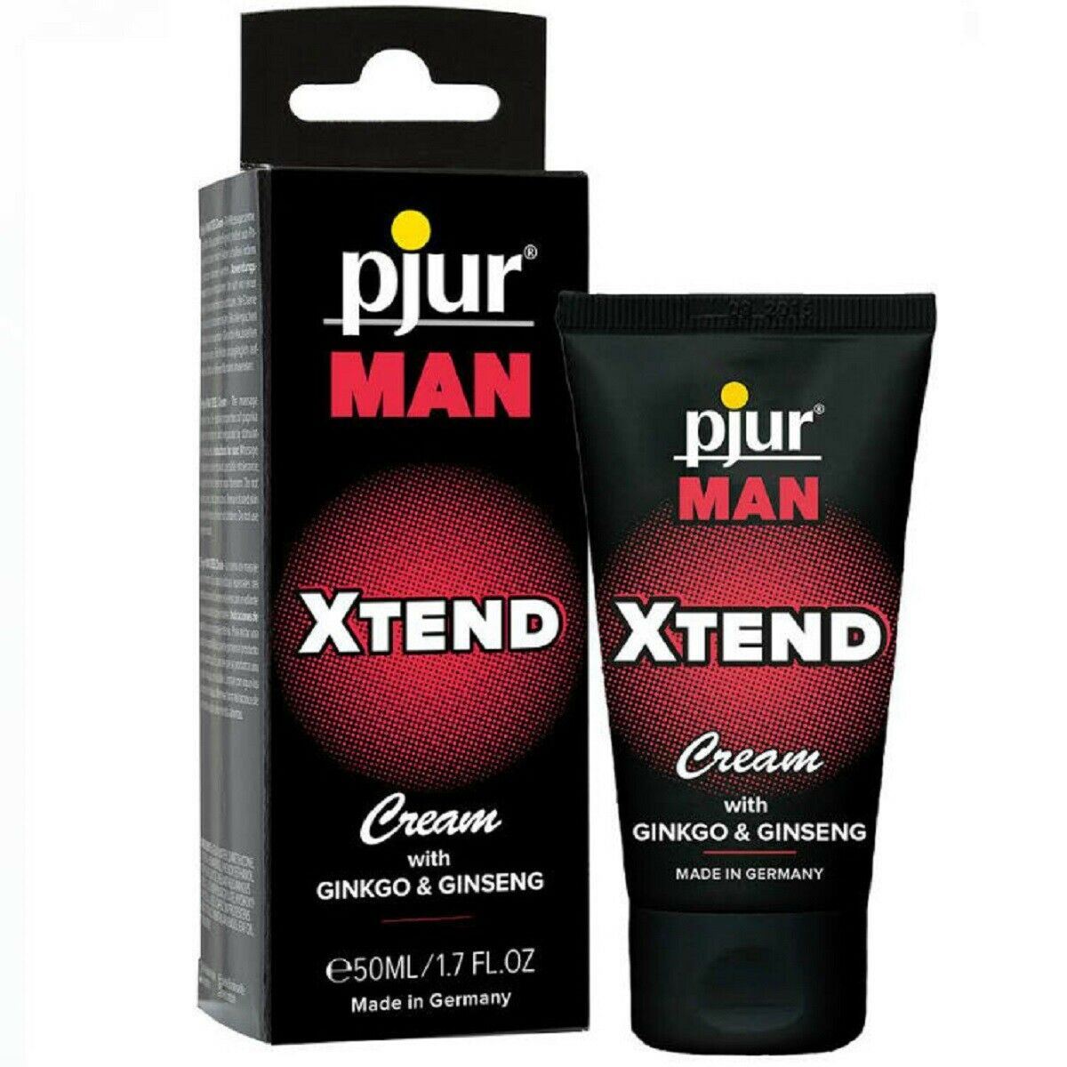 pjur Man Xtend Cream Stimulans Gleitmittel Massage Ginkgo Ginseng 50 ml