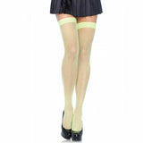Leg Avenue Sexy Thigh High Stockings Neon Fishnet Lingerie For Woman O/S
