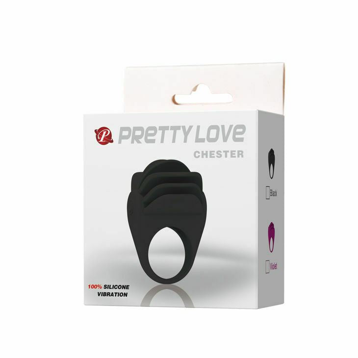 Vibrierender Chester_Penis Extender Cock Erection_Ring für Männer_Vibrator Paarspielzeug