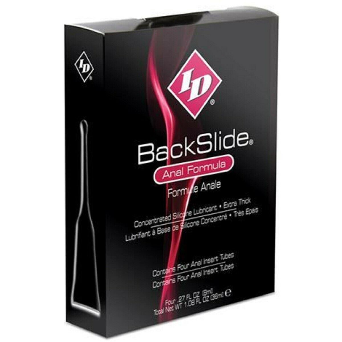 ID Lubricants Glide Backslide Anal Formula 4 Tube (0.27 oz - 8ml each) Lube