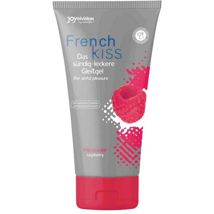 Gleitmittel Joydivision French Kiss Gel für Oralsex, Himbeergeschmack, 75 ml