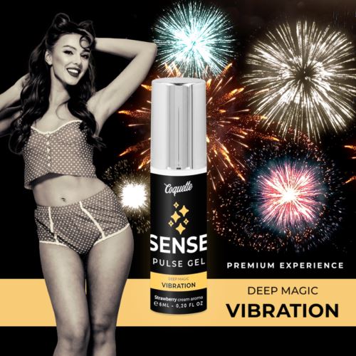 Coquette Pulse Premium Liquid Foreplay Oral Intercouse Strawberry Gel Female 6ml