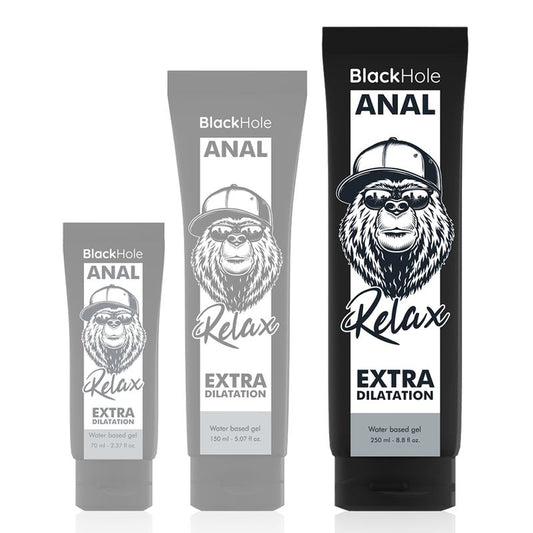 Black Hole Anal Relax Water Based Personal Lubricant Dilator Anus Lube 3 Sizes