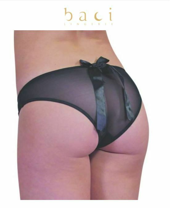 Baci Women Lingerie Sexy Panties Transparent Brief Underwear 4003 One Size S-M-L