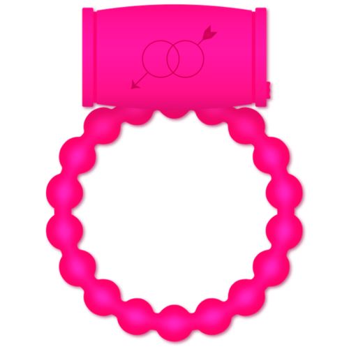 Casual Love 25 Pink Vibrating Cock Ring For Man