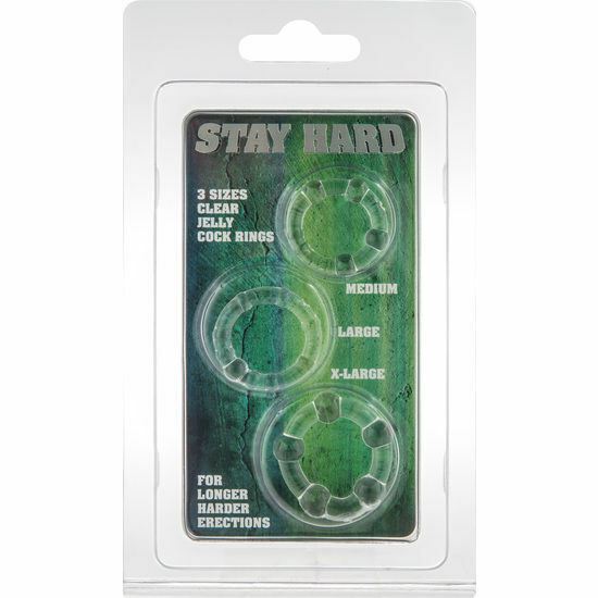 Set of 3 Cock Ring Sevencreations Transparent Penis Rings For Adults Man Sex Toy
