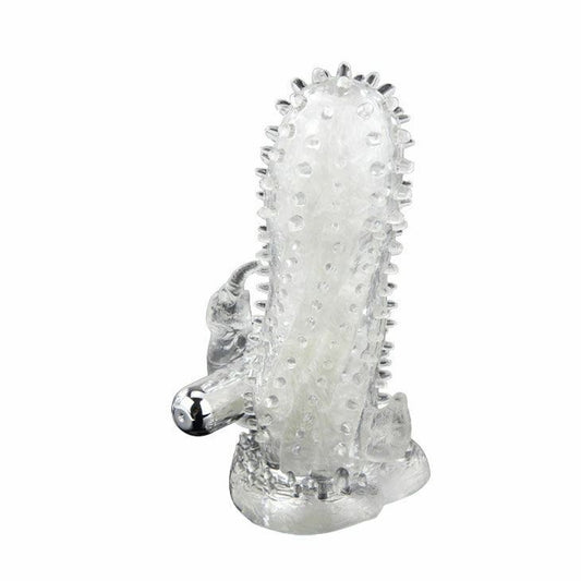Ly-baile Brave Extension Penis Vibrator Rabbit G-Spot Sleeve Cock Sheath Enlarge