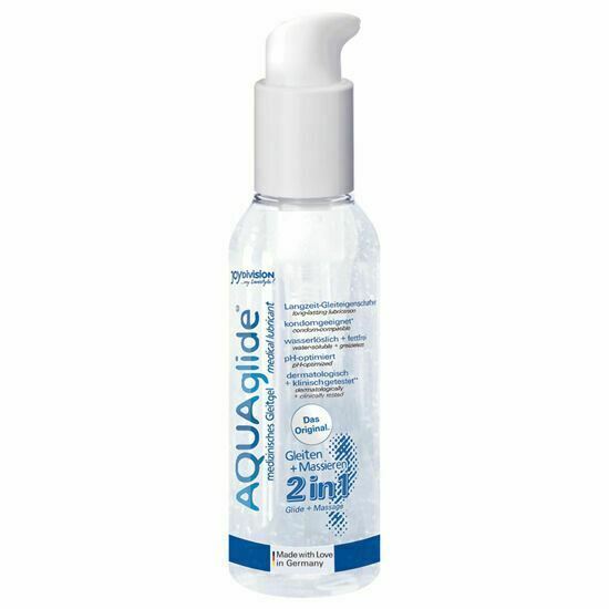 Joydivision Aquaglide Gleitgel & Massagegel, persönliches Gleitgel auf Wasserbasis, 4,2 Unzen